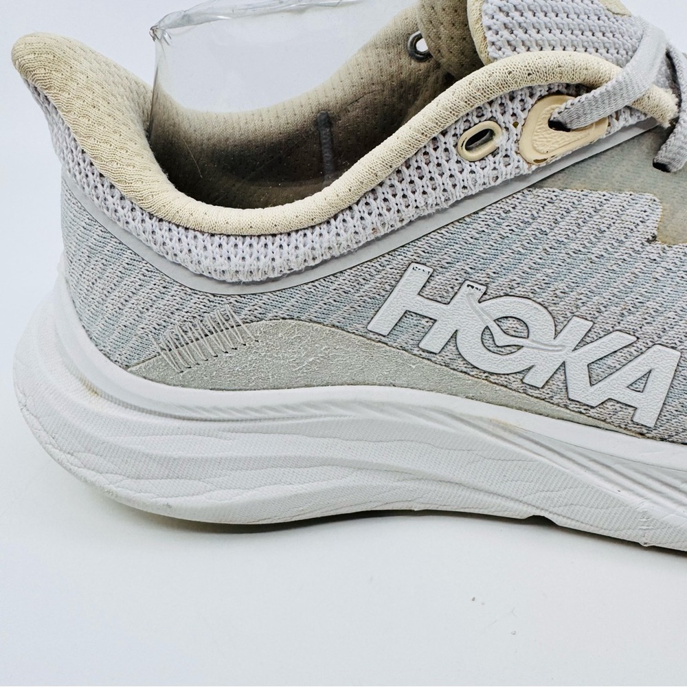 HOKA Women's Solimar sneaker in the Nimbus Cloud/Shortbread colorway. SZ 8 - Picture 6 of 11